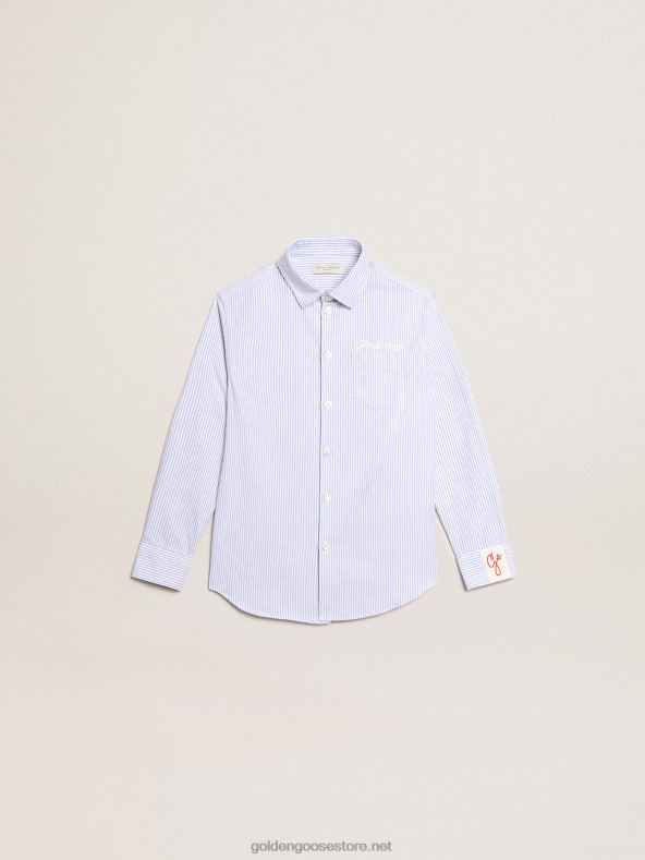 helesiniste triipudega poiste särkGolden Goose B6B0T889