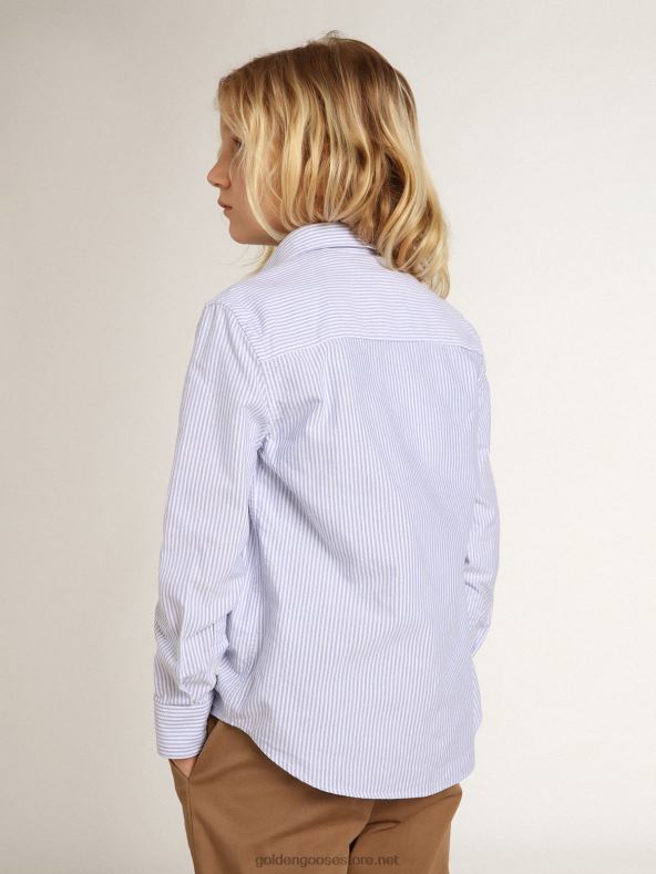 helesiniste triipudega poiste särkGolden Goose B6B0T889