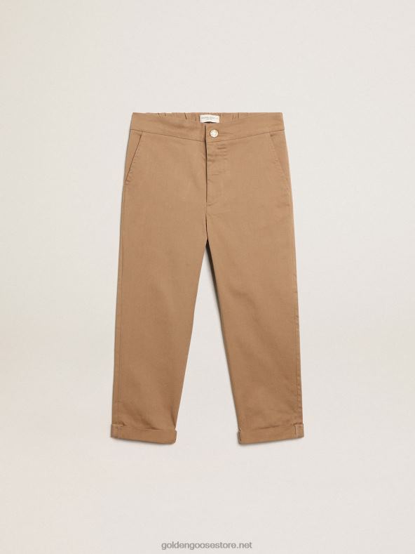 karamellist puuvillast poiste chinoGolden Goose B6B0T910