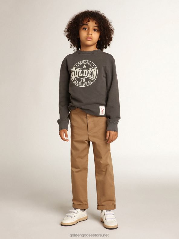 karamellist puuvillast poiste chinoGolden Goose B6B0T910