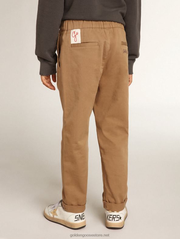 karamellist puuvillast poiste chinoGolden Goose B6B0T910