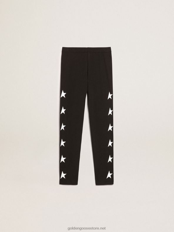 lapsed black star kollektsiooni retuusid kontrastsete valgete tähtedegaGolden Goose B6B0T884