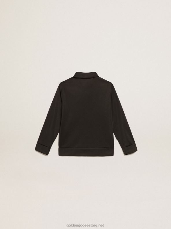 lapsed must lukuga dressipluus kontrastsete valgete tähtedegaGolden Goose B6B0T905