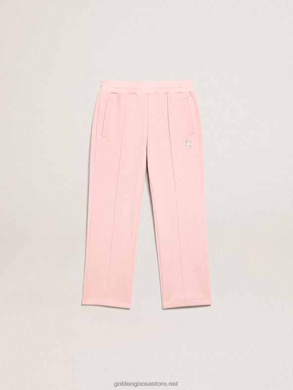 lapsed roosa star kollektsiooni jooksmispüksid, mille ees on hõbedane sädelev tähtGolden Goose B6B0T885