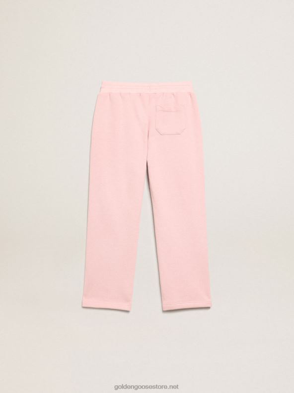 lapsed roosa star kollektsiooni jooksmispüksid, mille ees on hõbedane sädelev tähtGolden Goose B6B0T885