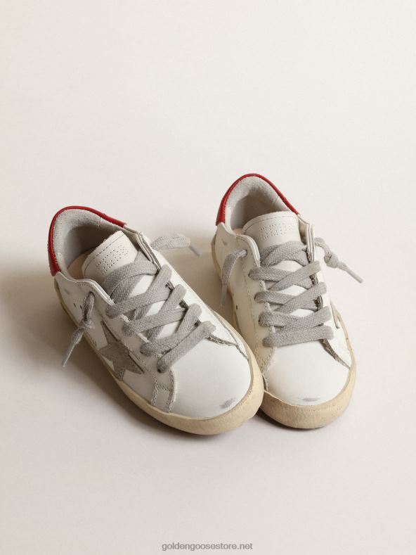 lapsed super-star young seemisnahast tähe ja punase nahast kontsagaGolden Goose B6B0T863