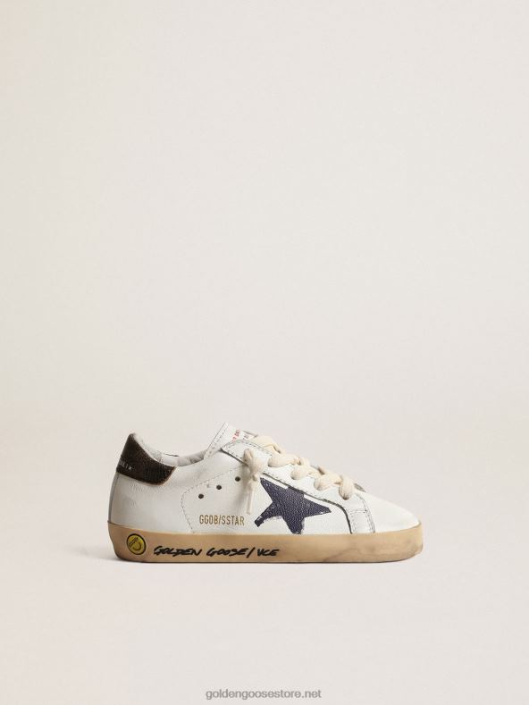 lapsed super-star juunior nappas trükitud tähe ja musta kontsagaGolden Goose B6B0T853