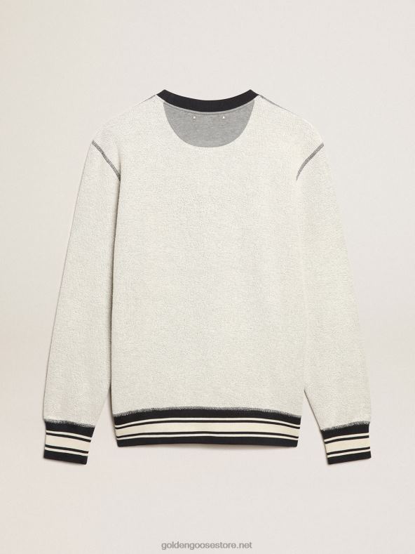 mehed hall ümara kaelusega dressipluus kirjagaGolden Goose B6B0T785