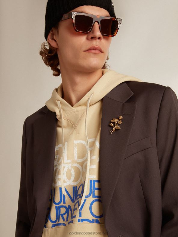 mehed martsipanivärvi dressipluus kirjaga eesGolden Goose B6B0T794