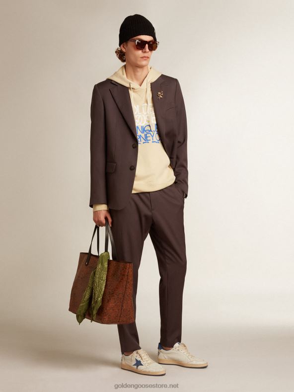 mehed martsipanivärvi dressipluus kirjaga eesGolden Goose B6B0T794