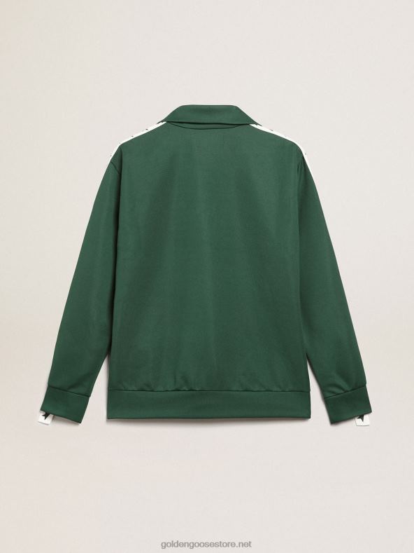 mehed roheline lukuga dressipluus valge riba ja kontrastsete tärnidegaGolden Goose B6B0T691