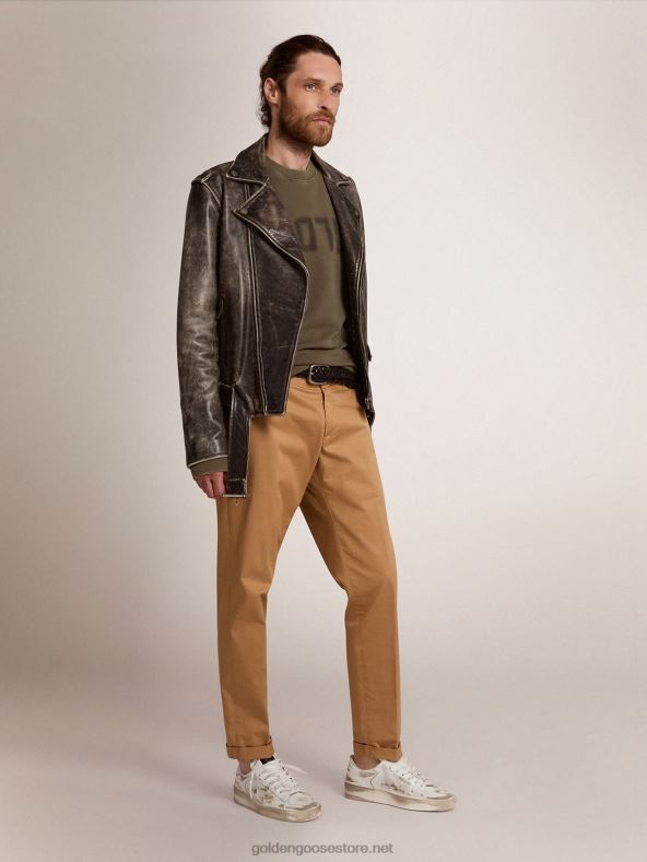 mehed Nahast biker jopeGolden Goose B6B0T692