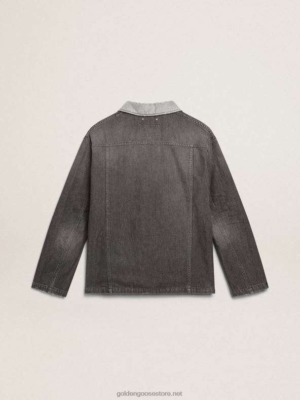 mehed must teksasärk plaastritegaGolden Goose B6B0T722