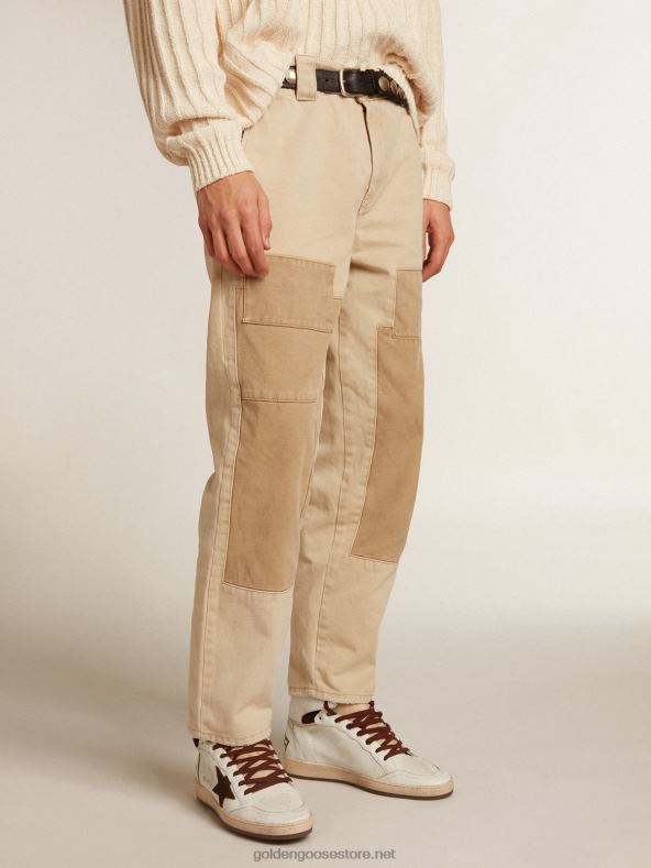 mehed puuvillased püksid beeži segugaGolden Goose B6B0T813