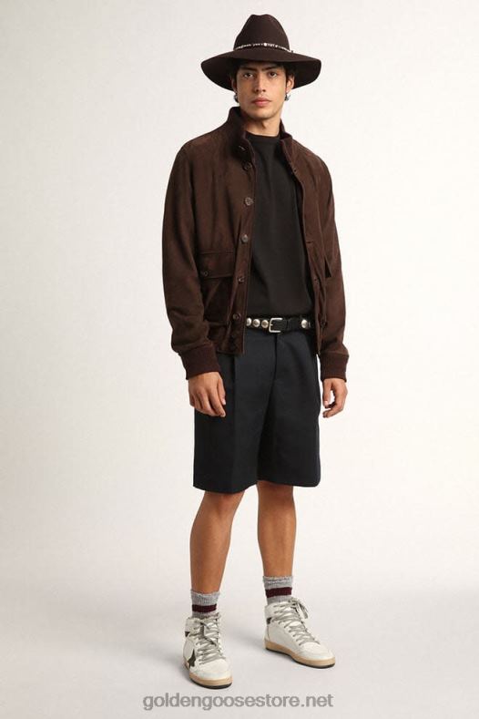 mehed kollektsiooni distressed t-särk vintage mustGolden Goose B6B0T824