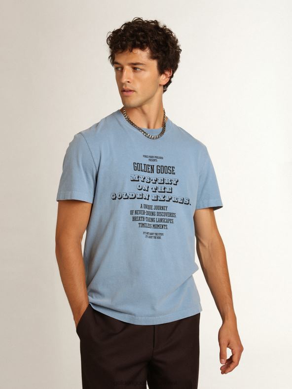 mehed sadamasinise rännakukollektsiooni T-särk kontrastse musta kuldse hane müsteeriumiga kuldsel ekspresstrükil B6B0T747