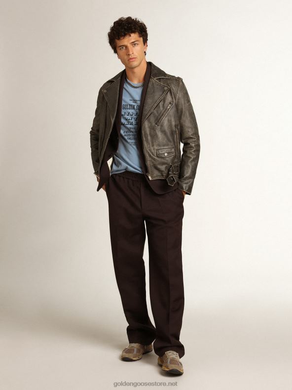 mehed sadamasinise rännakukollektsiooni T-särk kontrastse musta kuldse hane müsteeriumiga kuldsel ekspresstrükil B6B0T747