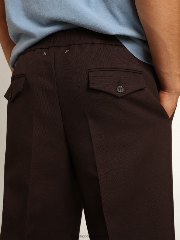 mehed Lagritsavärvi rännukollektsiooni laia säärega jooksupüksidGolden Goose B6B0T746