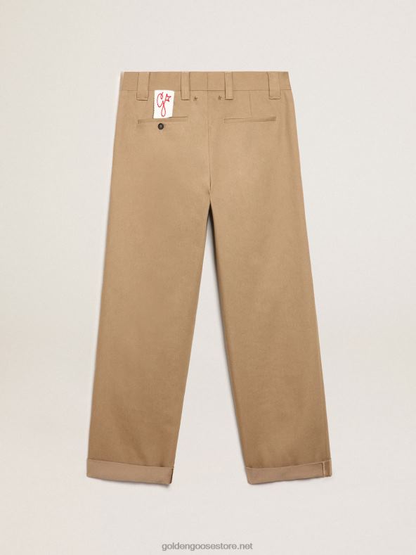 mehed beež khaki kollektsiooni chinosGolden Goose B6B0T731