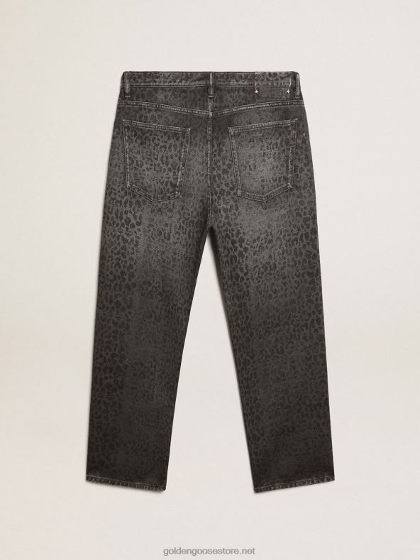 mehed hallid leopardimustriga teksadGolden Goose B6B0T800