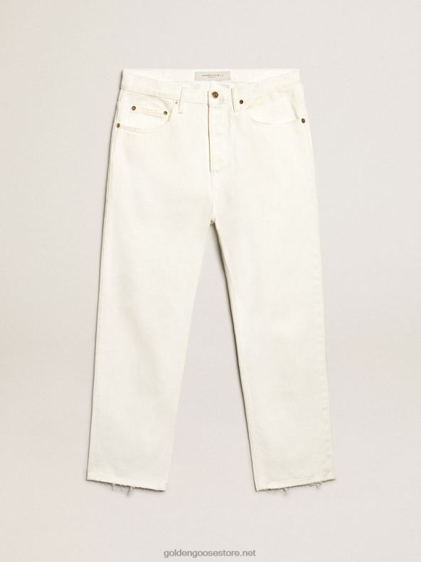 mehed kivipesu efektiga valged teksadGolden Goose B6B0T787