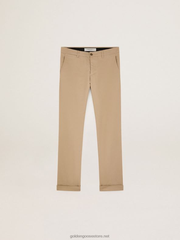 mehed kollektsiooni chino beež puuvillaneGolden Goose B6B0T771