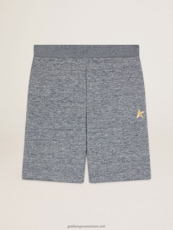 mehed melange hallid bermuda lühikesed püksid kuldse tähegaGolden Goose B6B0T748