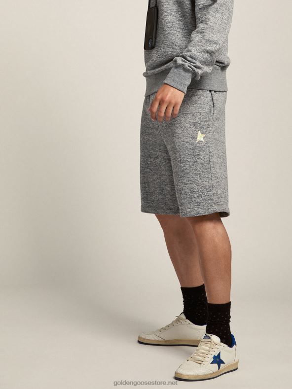 mehed melange hallid bermuda lühikesed püksid kuldse tähegaGolden Goose B6B0T748