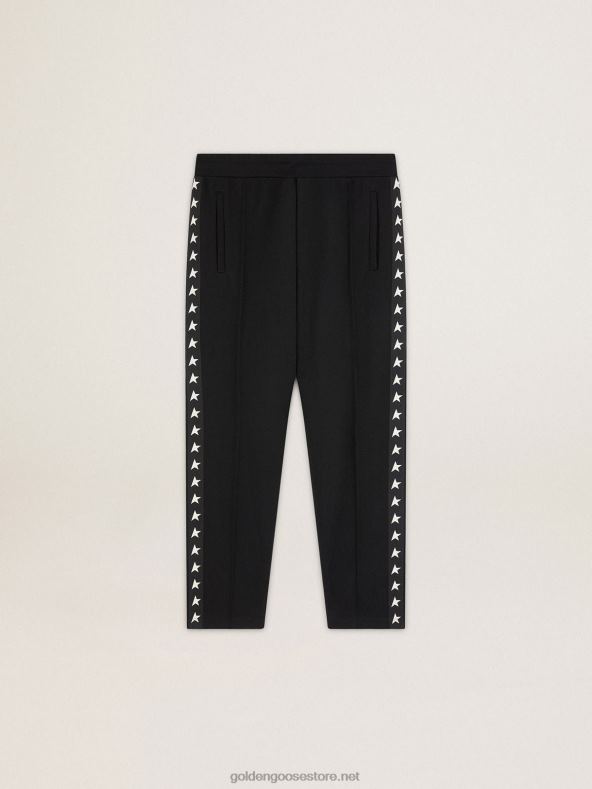 mehed mustad jooksjad, mille külgedel on valged tähedGolden Goose B6B0T764