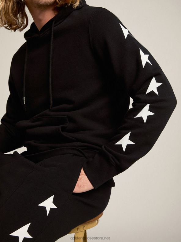 mehed mustad sörkijad kontrastsete valgete tähtedegaGolden Goose B6B0T761