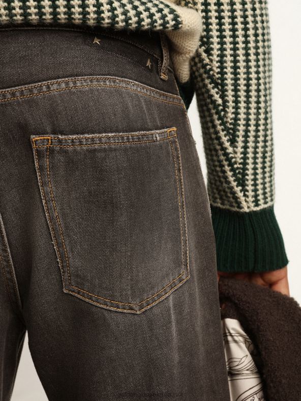 mehed travel collection kivipestud efektiga mustad cory teksadGolden Goose B6B0T801