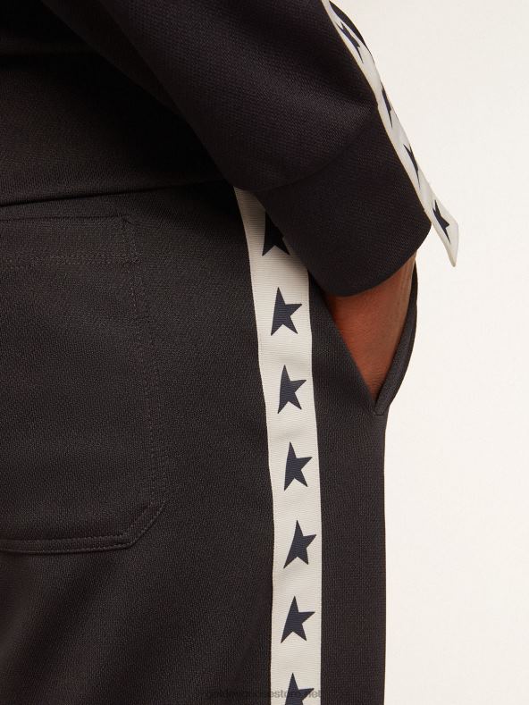 mehed tumesinised sörkijad kontrastse riba ja tähtedegaGolden Goose B6B0T701