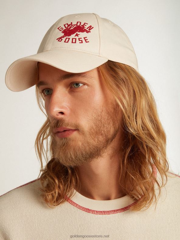 mehed Pärand valge pesapallimüts Cny logogaGolden Goose B6B0T354