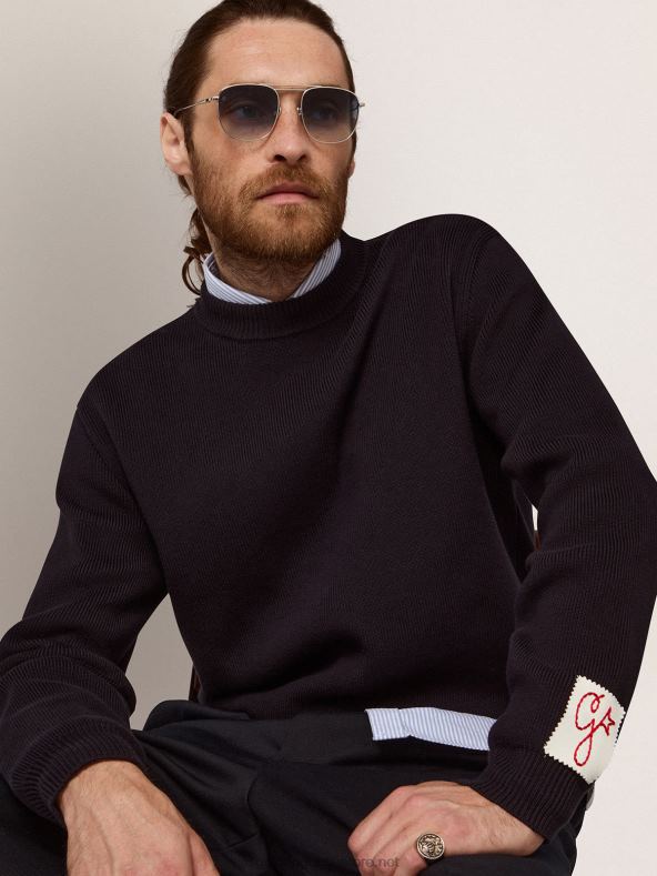 mehed päikeseraam roger aviator style hõbedase raami ja gradientsiniste läätsedegaGolden Goose B6B0T293