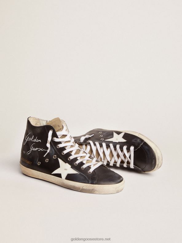 mehed francy tossud musta nahast pealse ja valge nahast tähegaGolden Goose B6B0T686
