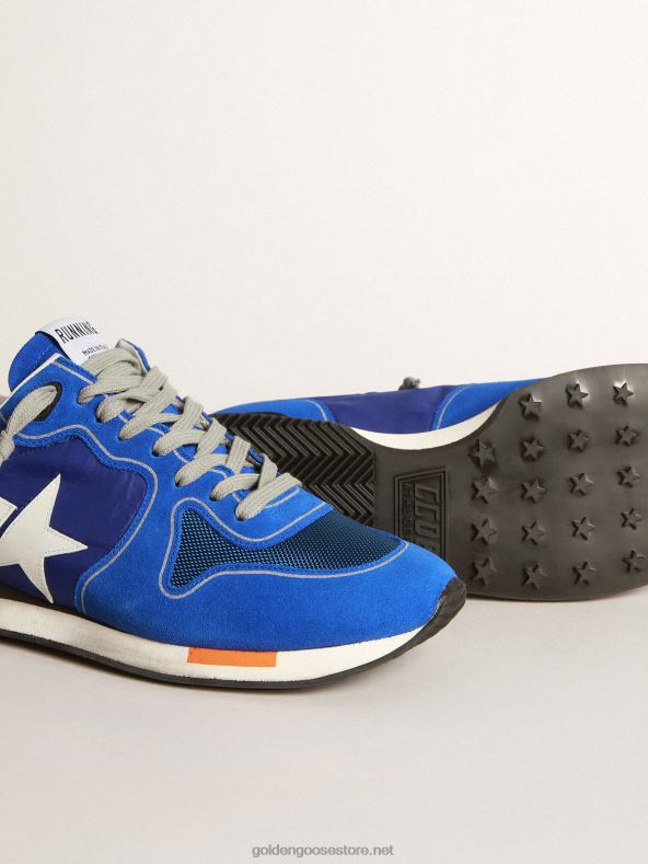 mehed elektrisinised valge tähega jooksutossudGolden Goose B6B0T583