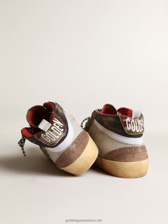 mehed võrk- ja seemisnahast kesktäht hõbedase nahktähegaGolden Goose B6B0T642