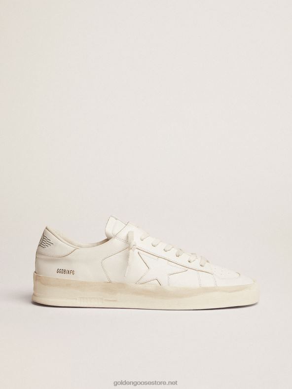 mehed Täielikult valgest nahast stardani tossudGolden Goose B6B0T646