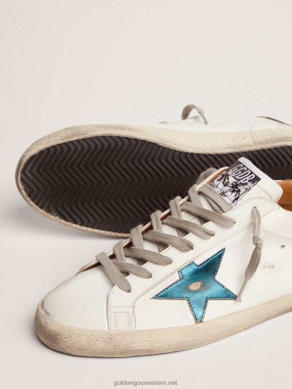 mehed super-staar tossud bensiinisinise metallist nahast tähe ja kamuflaažist ripstop kangast kontsagaGolden Goose B6B0T676