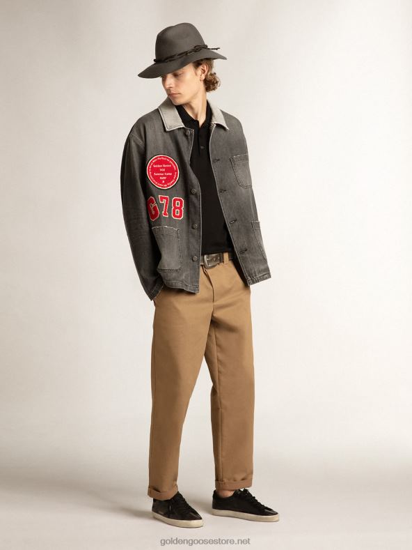 mehed super-star mustast nappast musta seemisnahast tähe ja kontsa sakigaGolden Goose B6B0T658