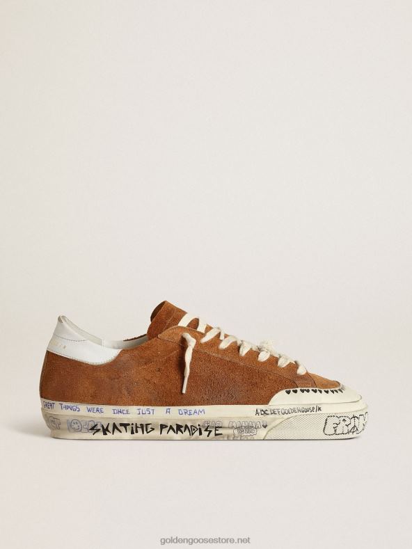 mehed super-star penstar ltd perforeeritud tähega seemisnahastGolden Goose B6B0T606