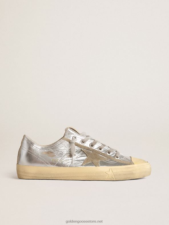 mehed v-star ltd hõbedasest metallist nahast tossud jäähallist seemisnahast tähegaGolden Goose B6B0T637