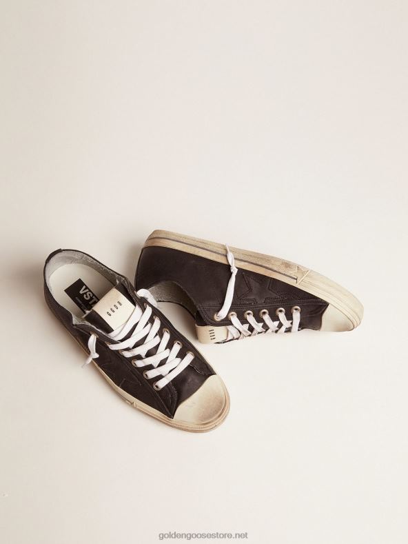 mehed v-täht mustast nahast koos musta nahast tähegaGolden Goose B6B0T655