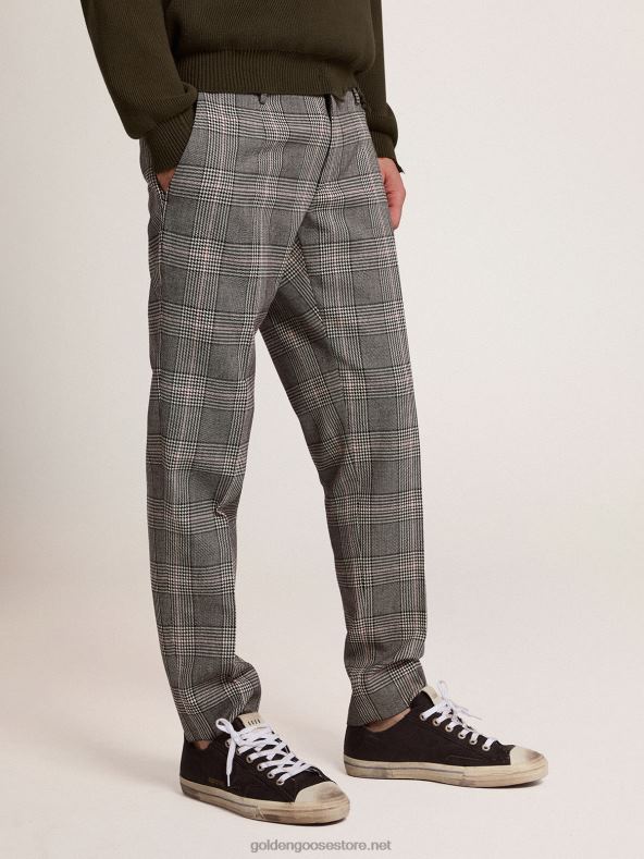 mehed v-täht mustast nahast koos musta nahast tähegaGolden Goose B6B0T655