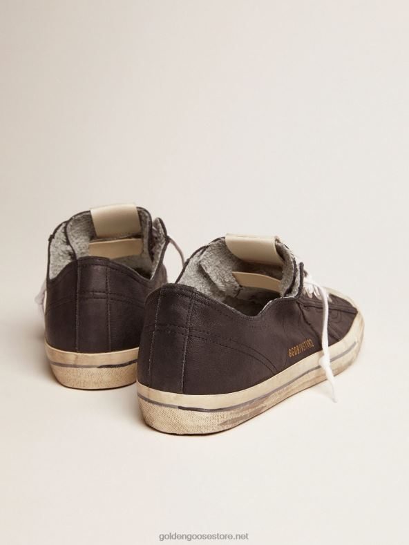 mehed v-täht mustast nahast koos musta nahast tähegaGolden Goose B6B0T655