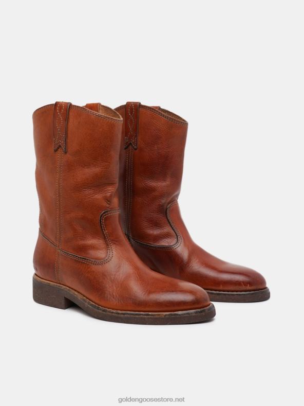 naised pruunpruunist nahast jalgrattasaapadGolden Goose B6B0T435