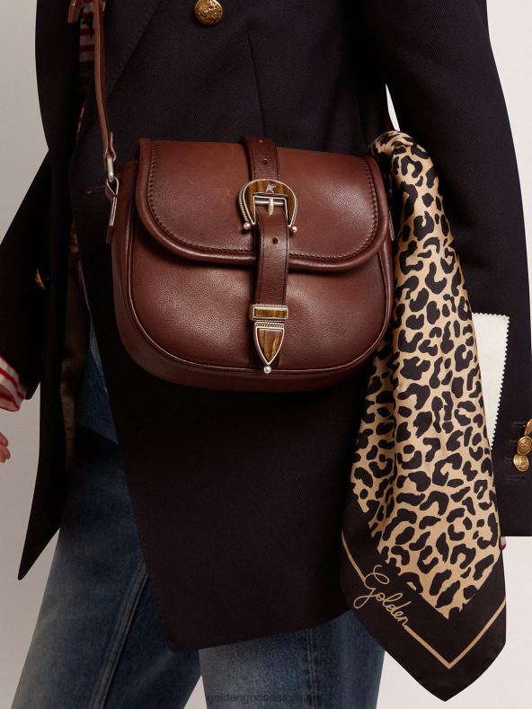 naised väike tumepruunist nahast rodeokottGolden Goose B6B0T484