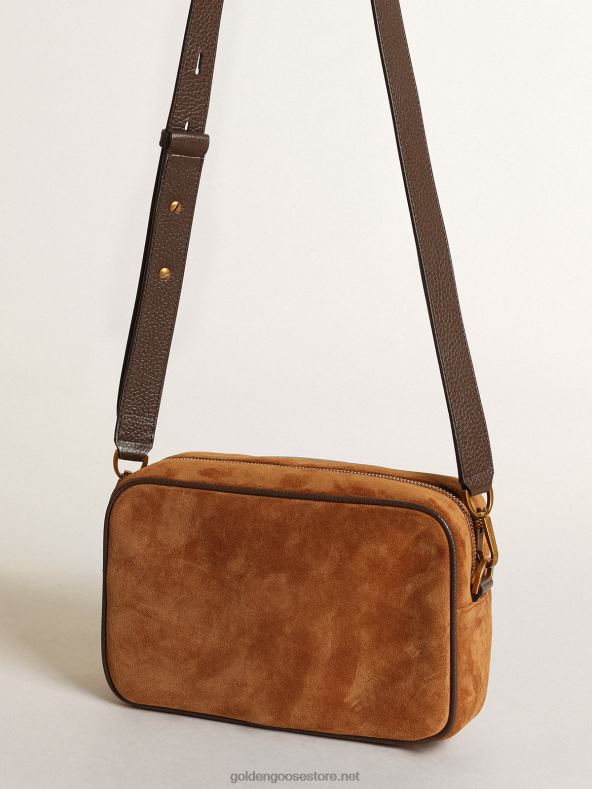 naised tärnikott tubakavärvi seemisnahast toon-toonis nahast tähegaGolden Goose B6B0T486