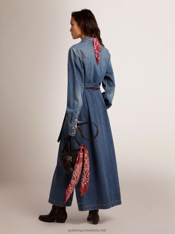 naised denimsärk kleitGolden Goose B6B0T1027