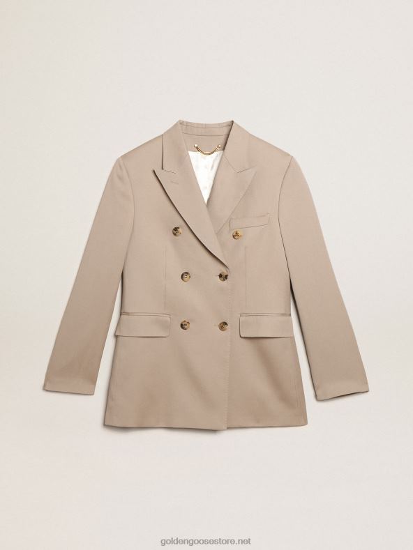 naised helebeeži villasest gabardiinist kaherealine bleiserGolden Goose B6B0T915